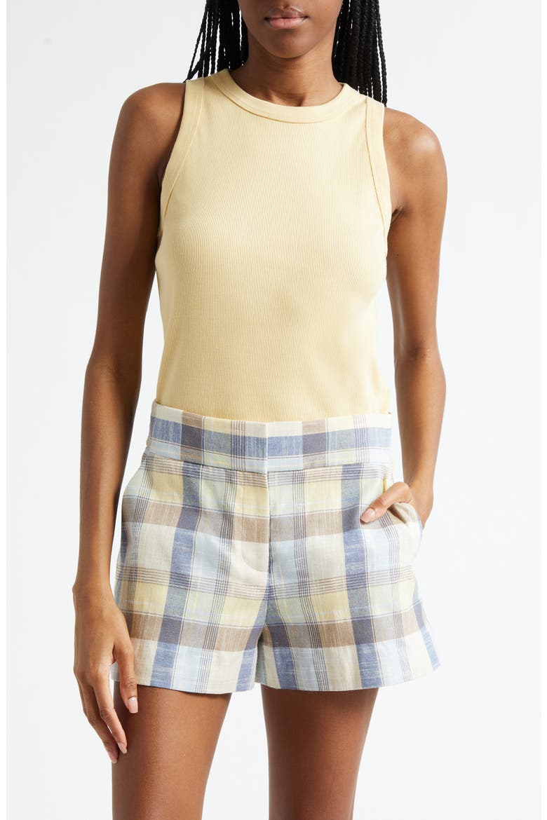 Jordyn Rib Crop Tank, Main, color, CHAMOMILE