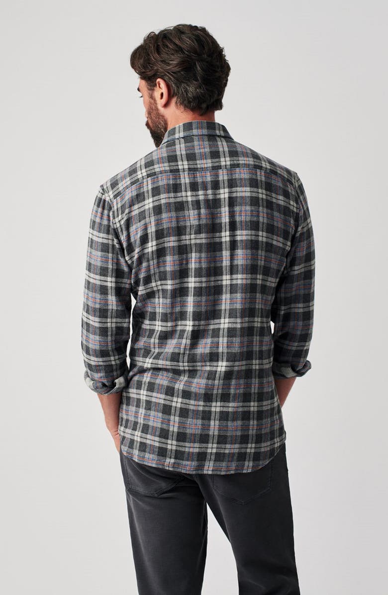 Faherty The REversible Plaid Organic Cotton Button-Up Shirt, Alternate, color,