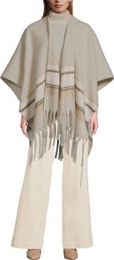Lands' End Brushed Boucle Ruana