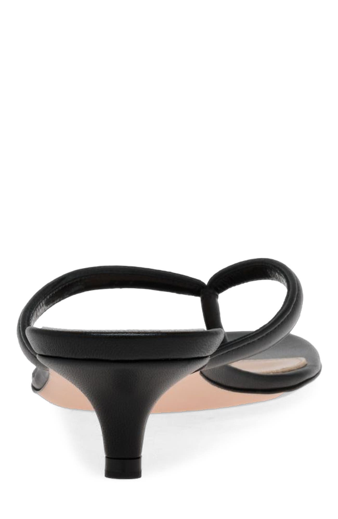 Gianvito Rossi Calypso Thong, Alternate, color, Black Lamb Leather