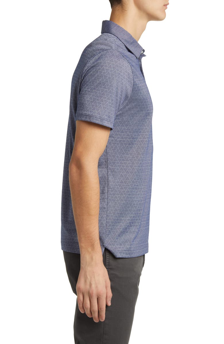 Robert Barakett Cormack Geo Pattern Polo, Alternate, color, 