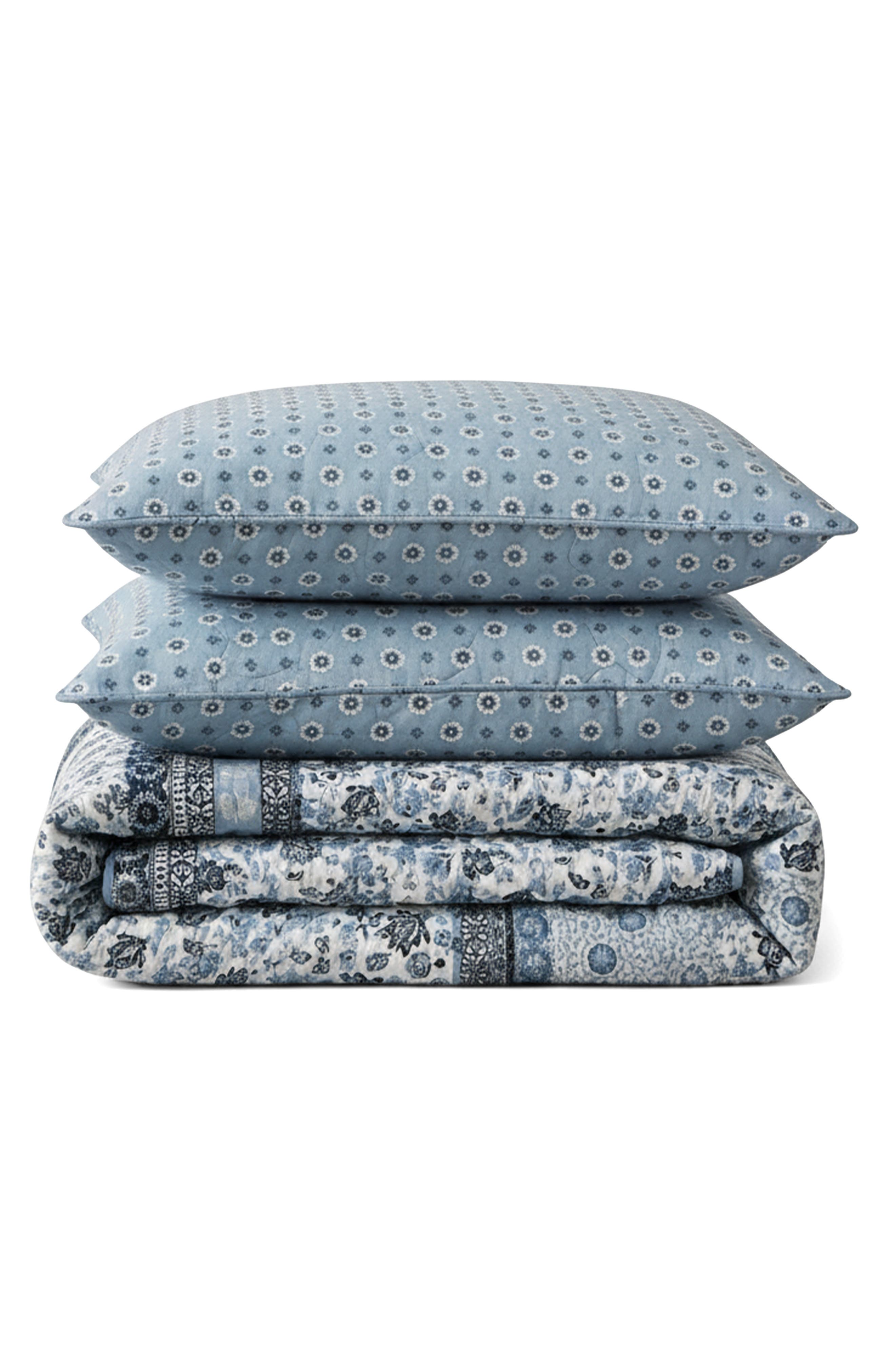 STONE COTTAGE Bexley 136 Thread Cotton Count Quilt Set