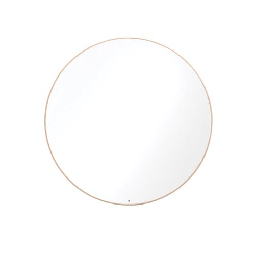 Kaplan Early Learning Company Circular Wall Mounted Mirror In Brown