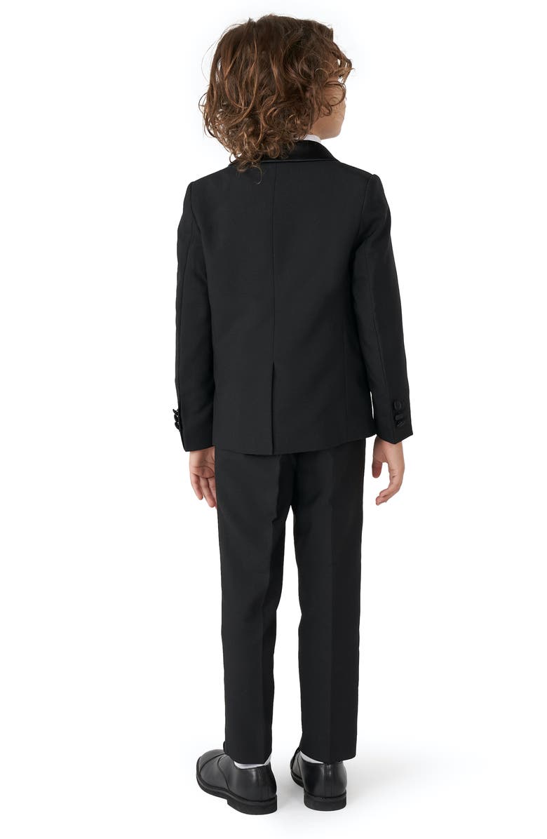 OppoSuits Kids' Jet Set Black Two-Piece Tuxedo Suit with Bow Tie, Alternate, color, Black