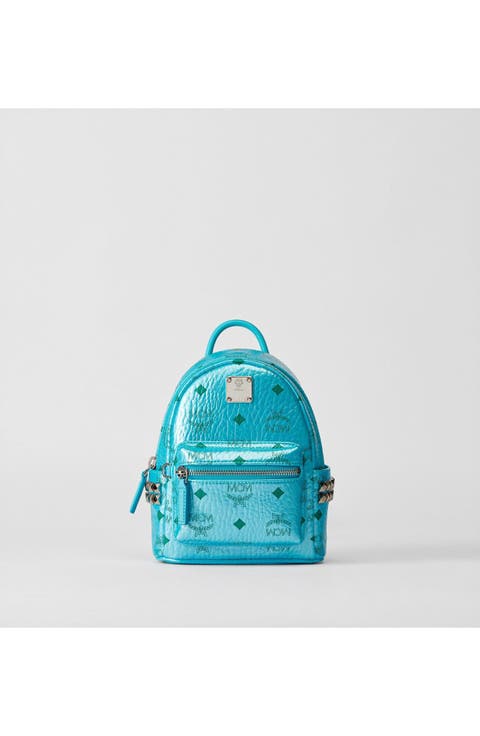 X-Mini Stark Bebe Boo Side Studs Backpack in Visetos