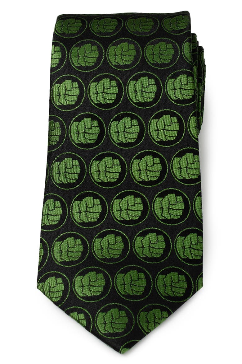 Marvel® Hulk Silk Blend Tie, Main, color, GREEN