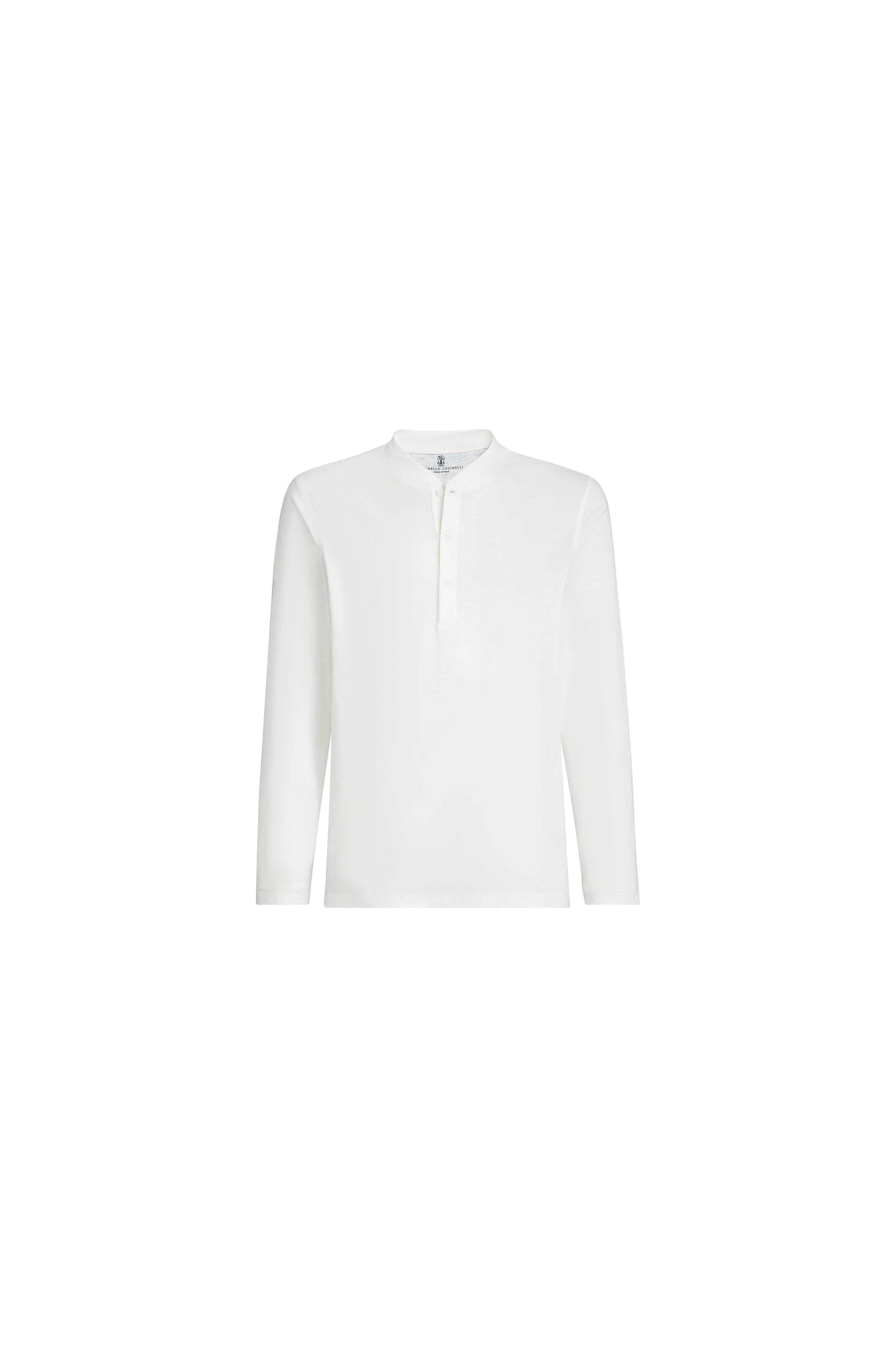 Henley collar T-shirt - image 2
