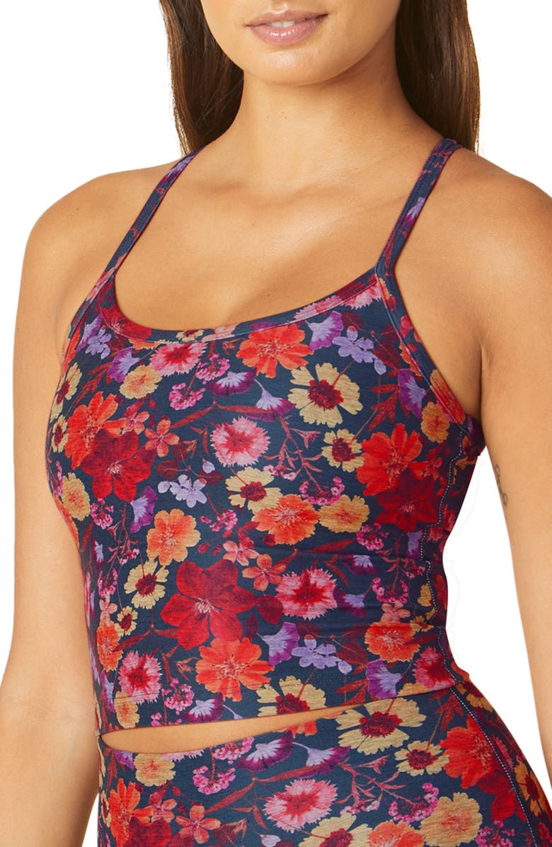 Beyond Yoga Softmark Crop Tank, Alternate, color, Summer Bouquet