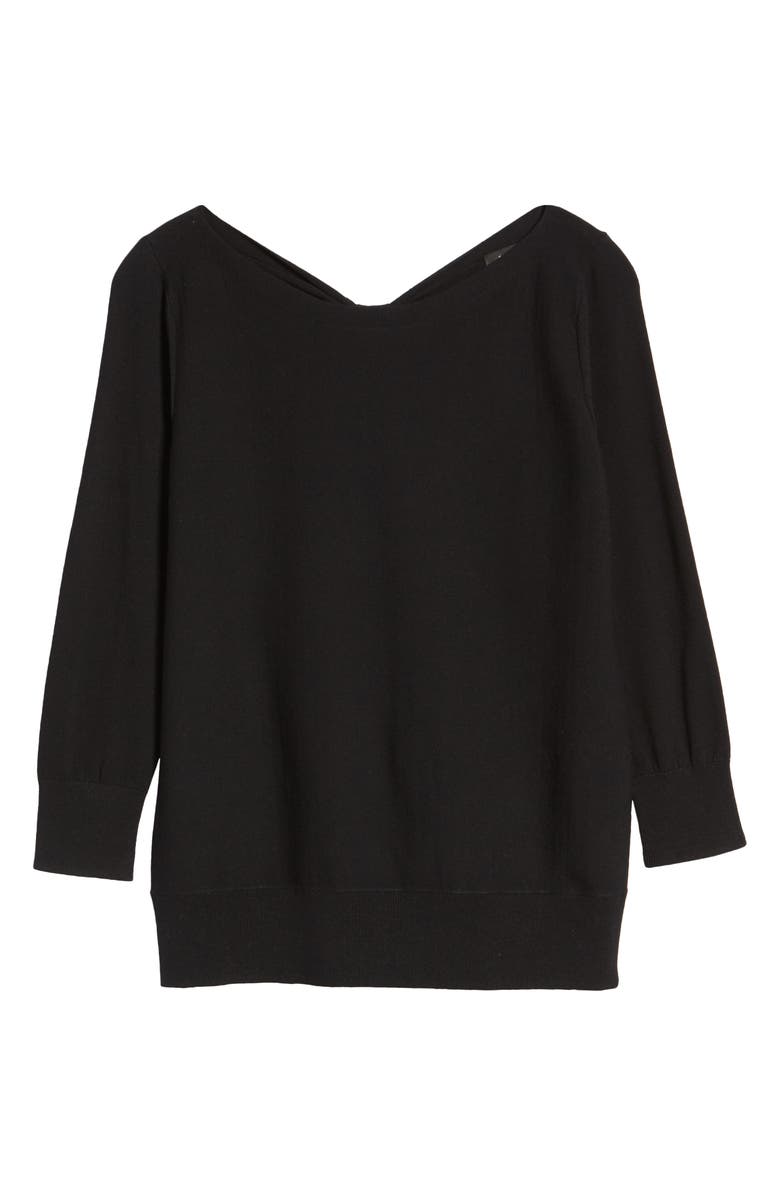 Halogen<sup>®</sup> Back Detail Sweater, Alternate, color, 