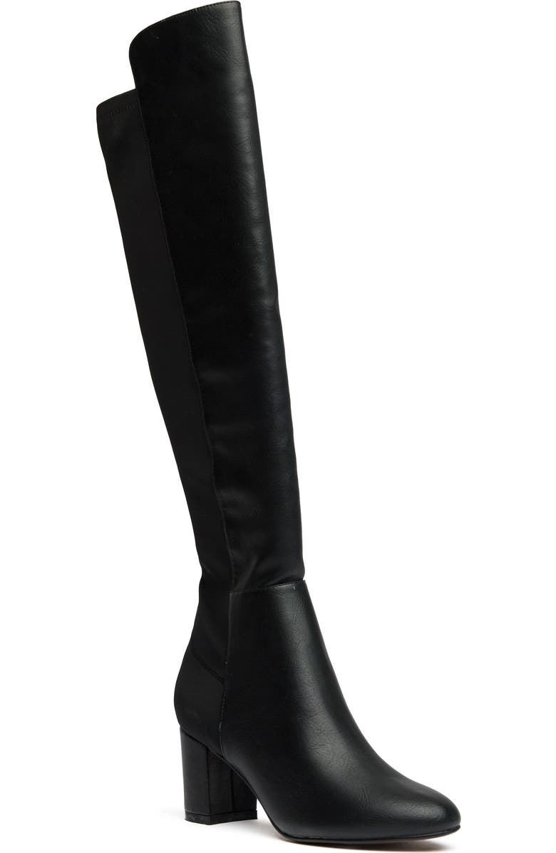 V.GAN LONDON Vegan Suga Knee-High Boots, Alternate, color, Black