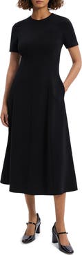Theory Flare A-Line Dress