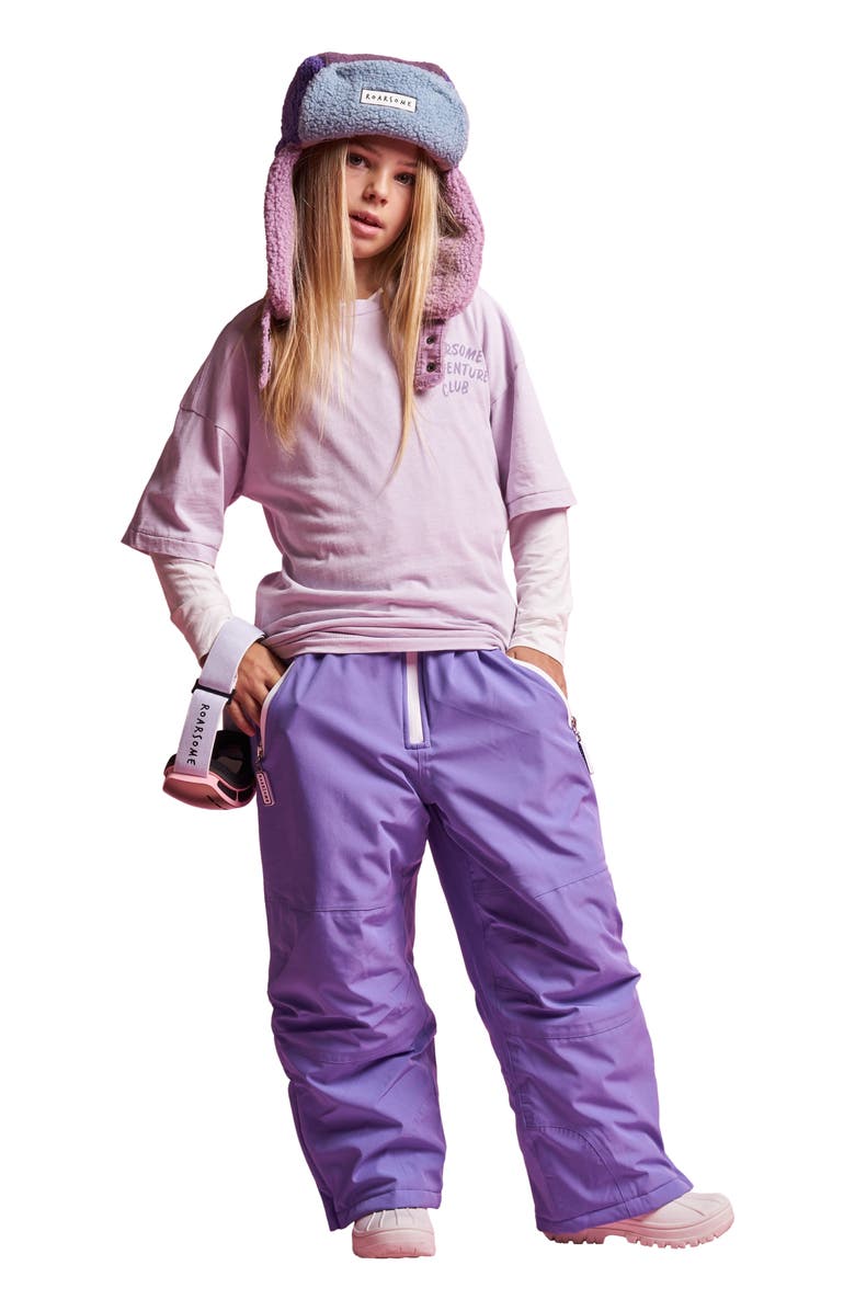 Roarsome Sparkle the Unicorn Ski Pants, Alternate, color, Lilac