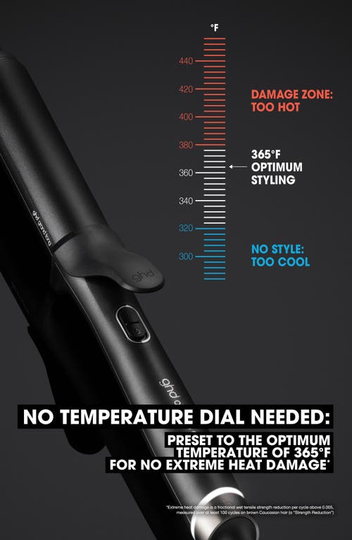Ghd Chronos Curve Grand Curling Iron In Black
