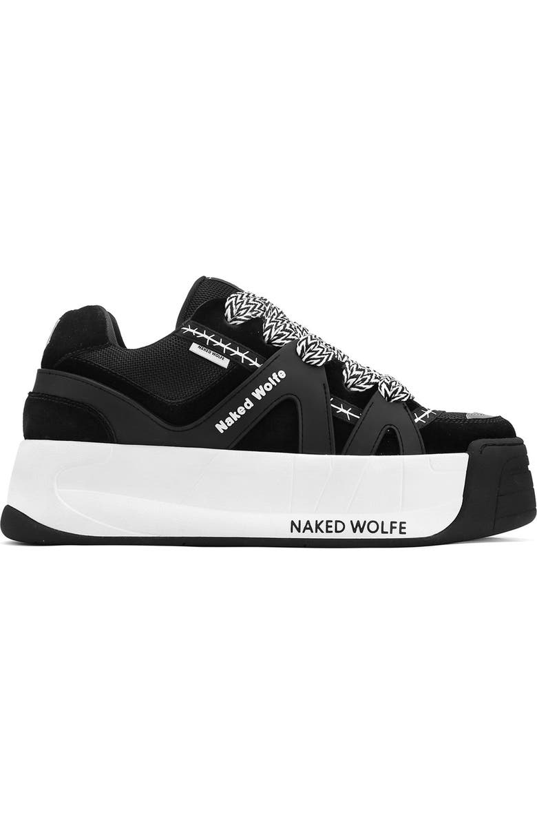 Naked Wolfe Slide Sneaker, Alternate, color, Black
