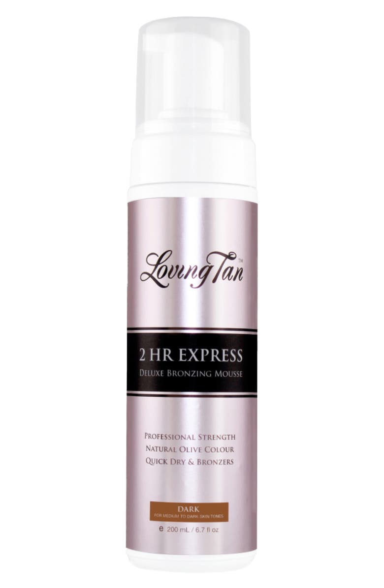 Loving Tan 2 Hour Express Deluxe Bronzing Mousse, Main, color, Dark