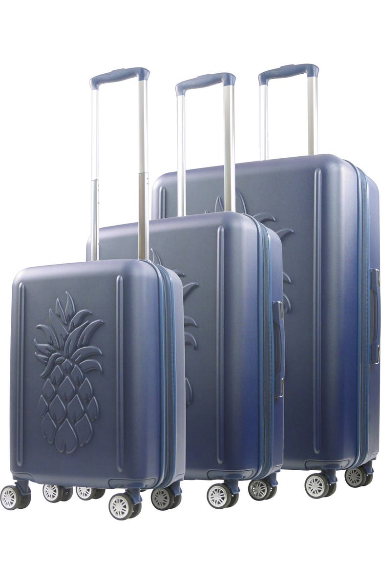 Tommy Bahama Three-Piece Hardside Spinner Suitcase Set, Main, color,
