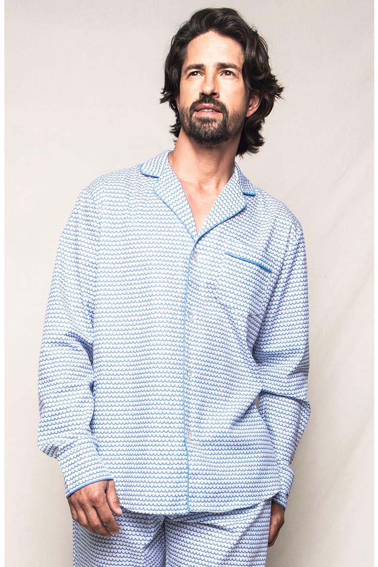 Pajama Set, Alternate, color, BLUE