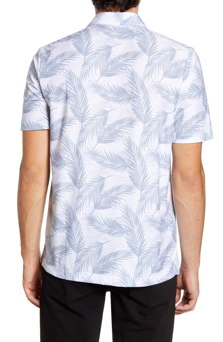 TravisMathew Saucey Regular Fit Tropical Short Sleeve Button-Up Shirt, Alternate, color, 