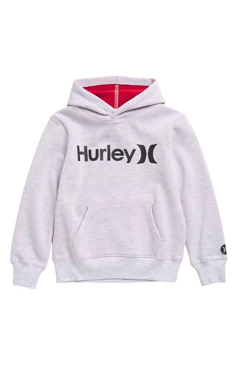 Heat Fleece Logo Hoodie (Big Boy)