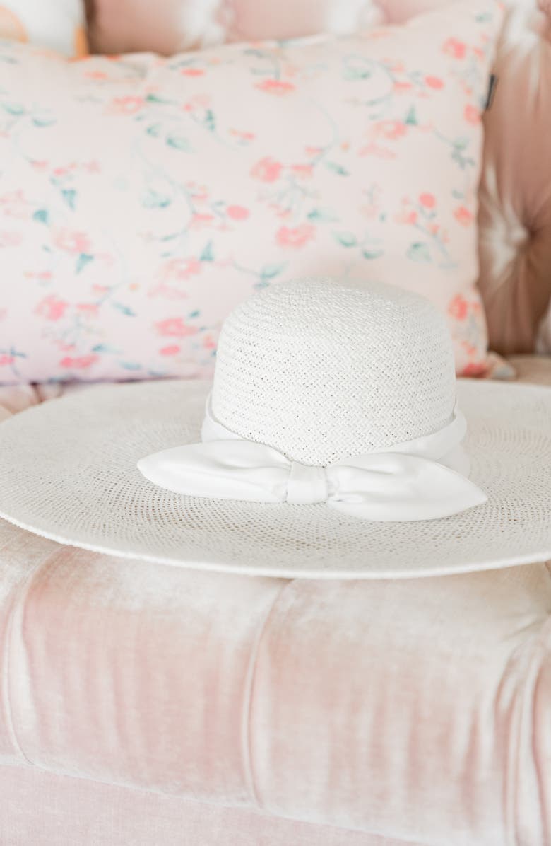 Rachel Parcell Large Brim Straw Hat, Alternate, color,