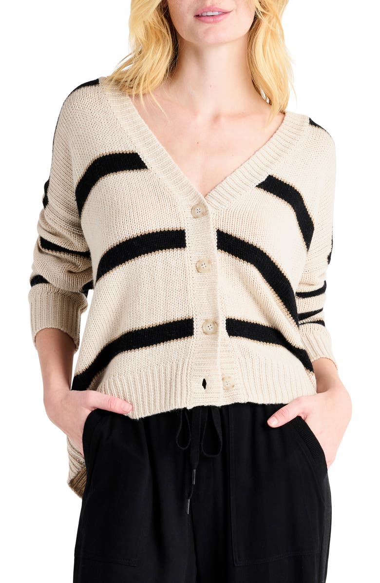 Splendid Kendall Stripe Cardigan, Main, color, 