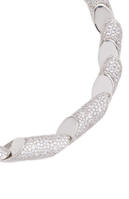 Lanvin Haute Sequence Rhinestone Necklace In Metallic