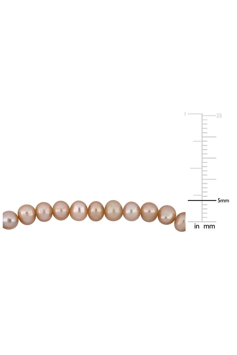 5-5.5mm Cultured Freshwater Pearl Bracelet, Alternate, color, PINK