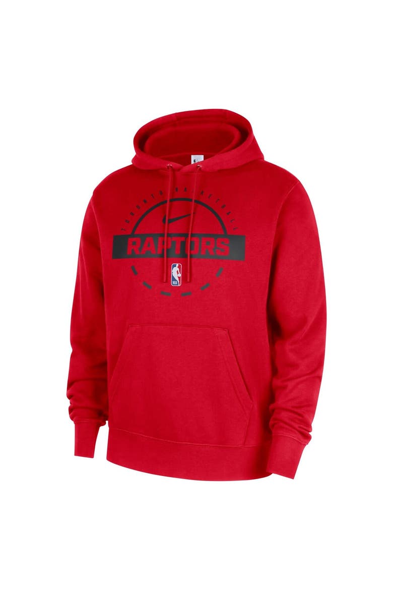 Men's Nike Red Toronto Raptors 2025/26 Authentic Practice Club Pullover Hoodie, Alternate, color, Red