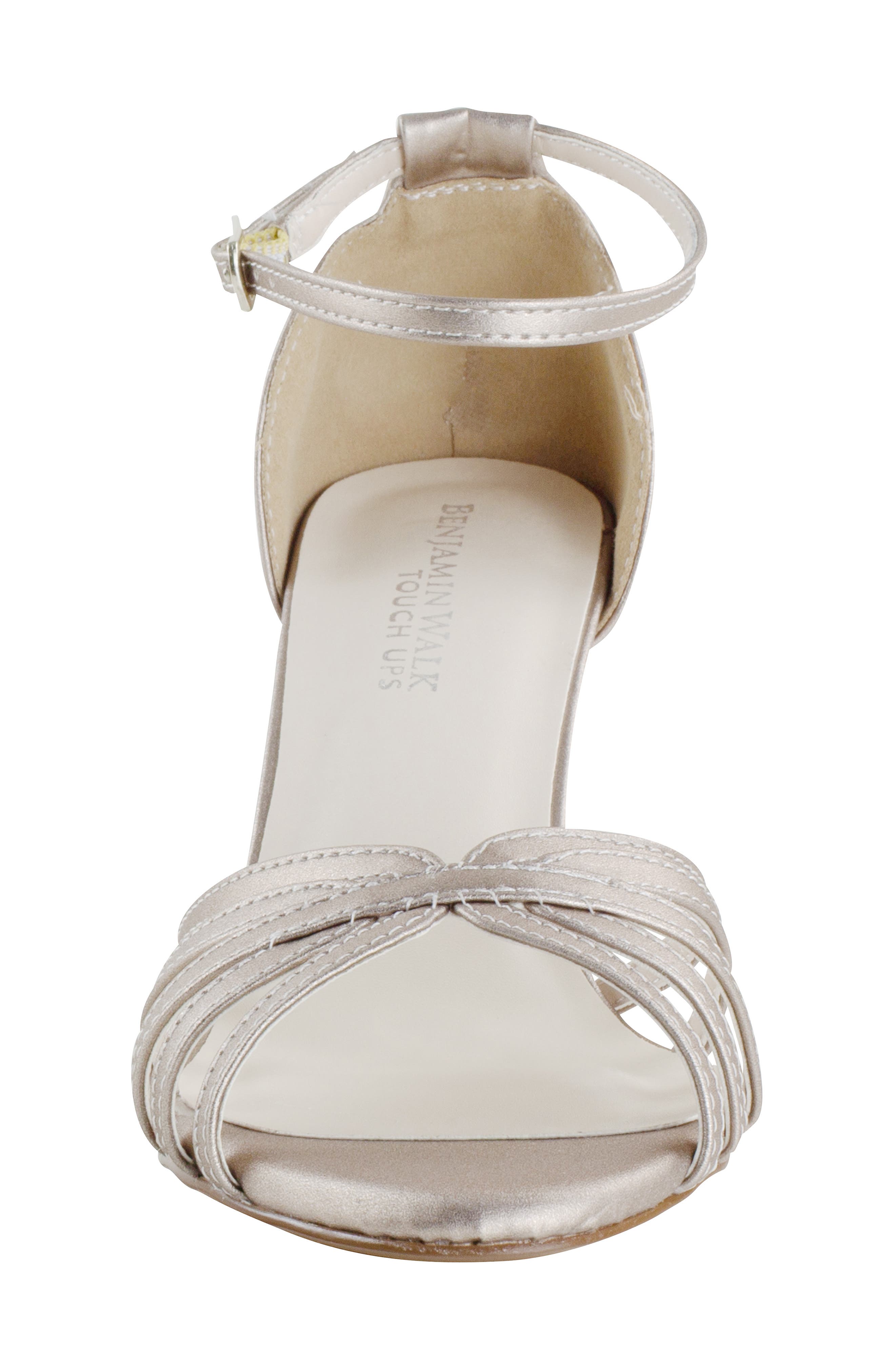 Lauren Ankle Strap Sandal, Alternate, color, CHAMPAGNE