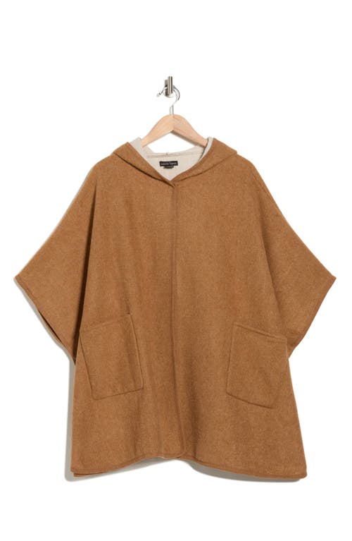 Nanette Lepore Hooded Ruana In Brown