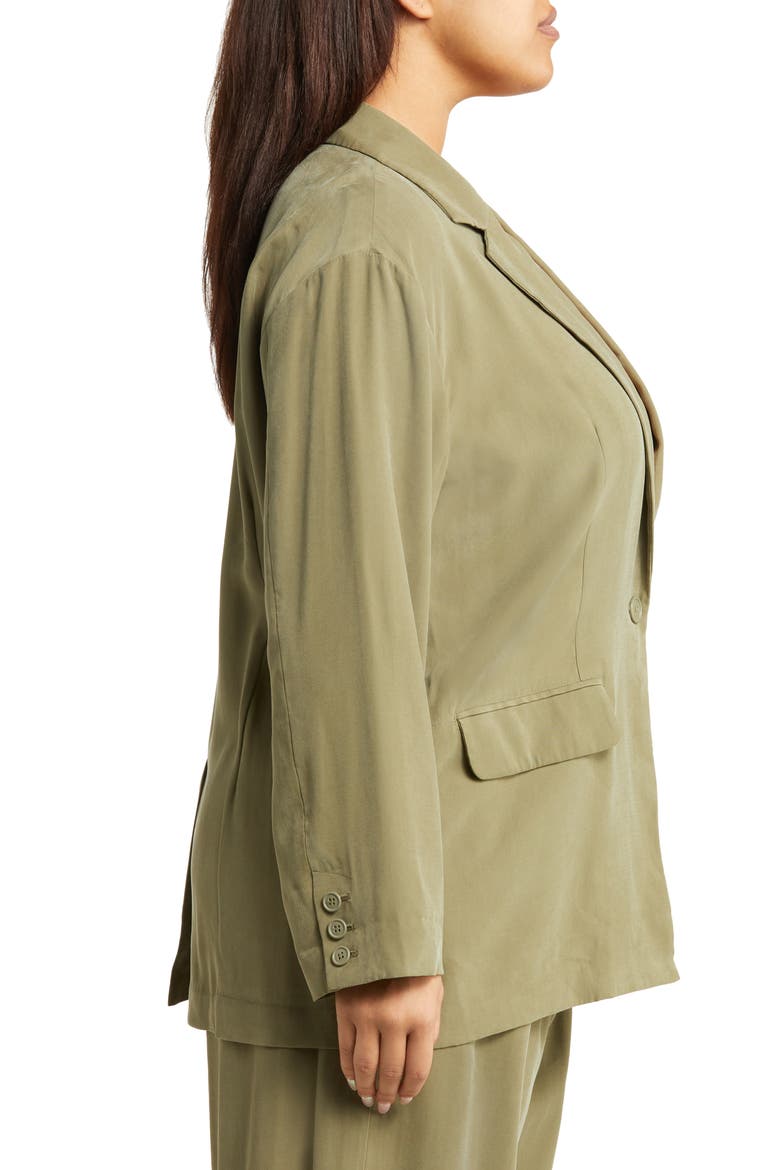 Lightweight Blazer, Alternate, color, OLIVE DUSK