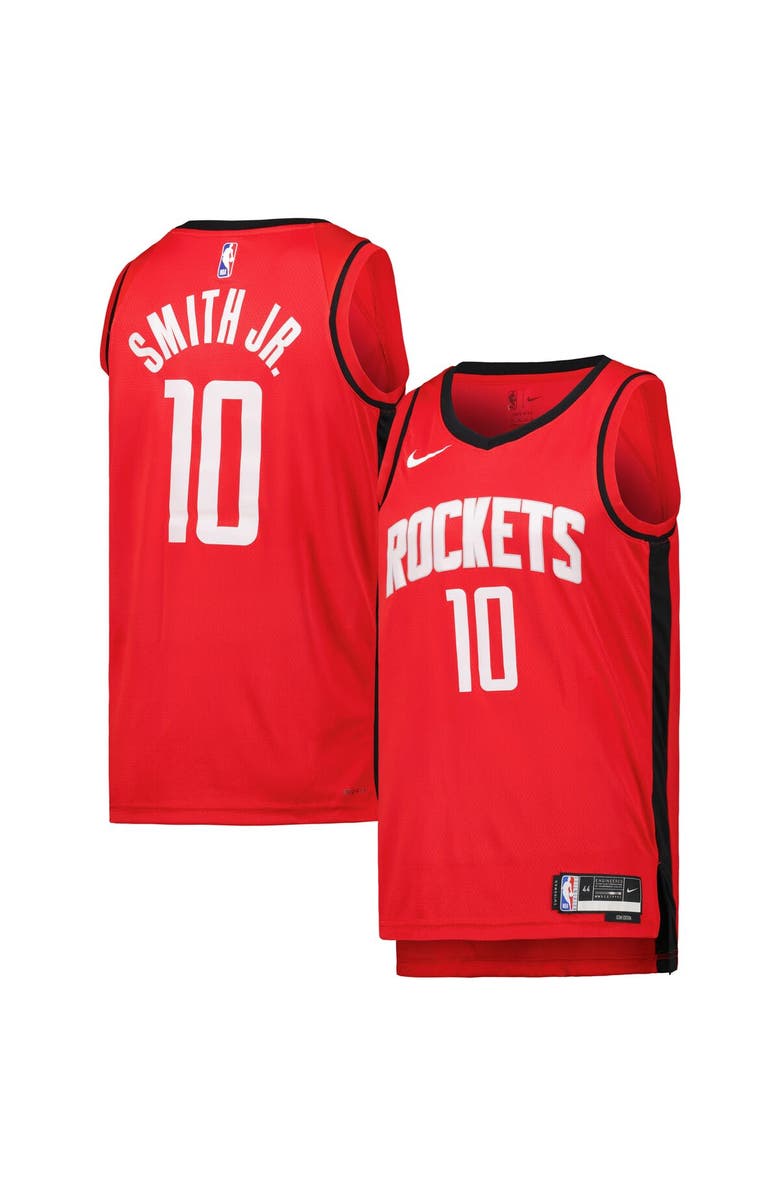 Nike Unisex Nike Jabari Smith Jr. Red Houston Rockets Swingman Jersey - Icon Edition, Main, color, Red