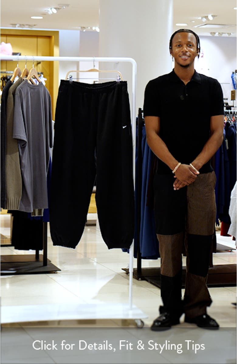 Solo Swoosh Fleece Sweatpants, sales video thumbnail