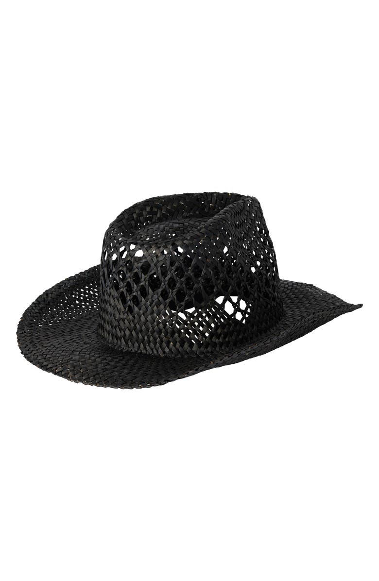 O'Neill Indio Straw Cowboy Hat, Alternate, color, 
