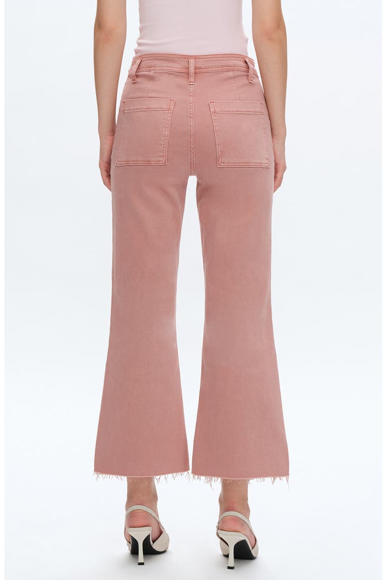 High Waist Wide Leg Jeans, Alternate, color, DUSTY PINK