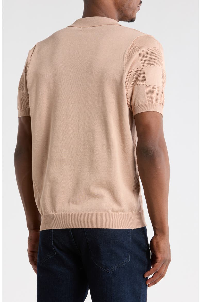 Slim Fit Polo Sweater, Alternate, color, TAN