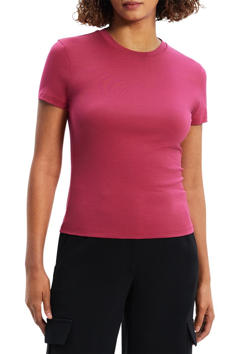 Tiny Apex Organic Pima Cotton T-Shirt, Main, color, DEEP ROSE