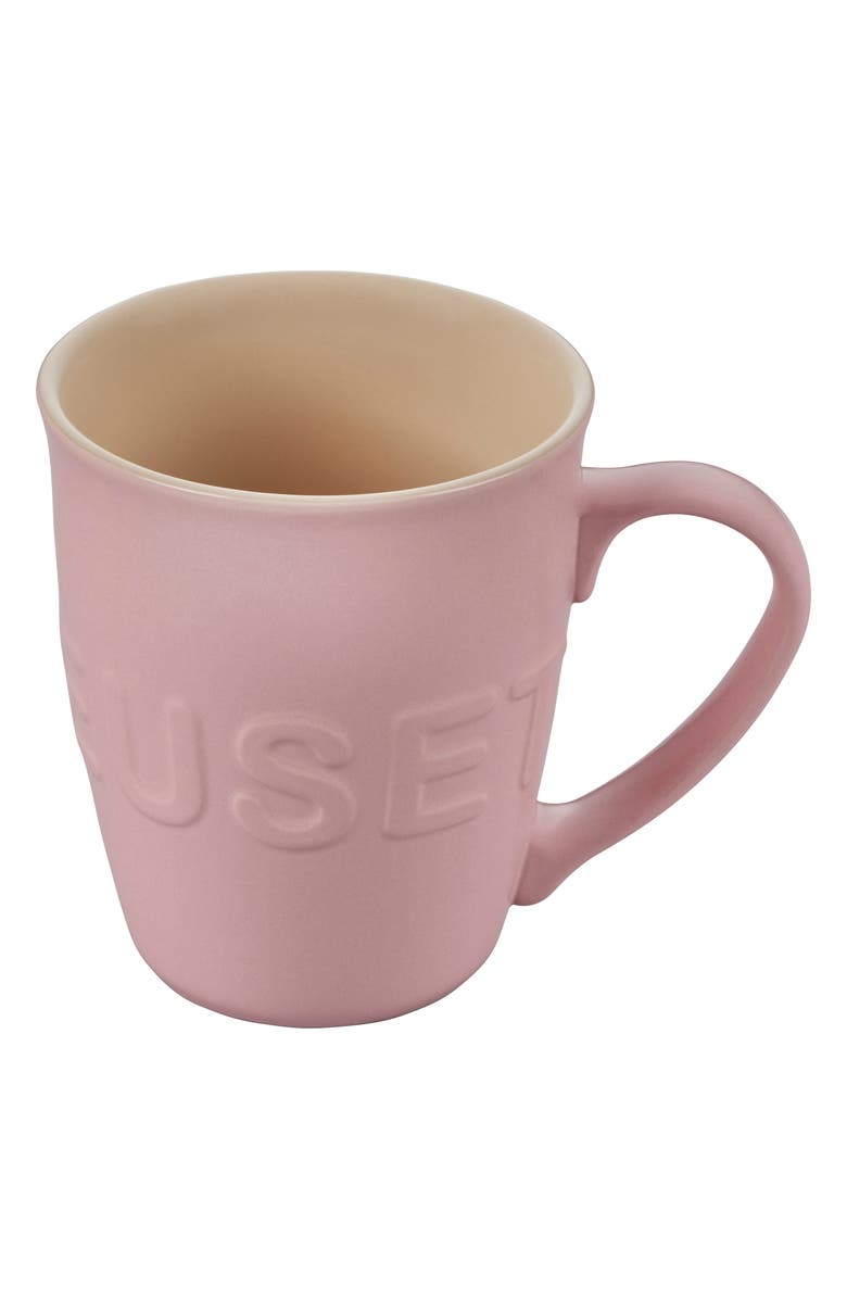 Le Creuset 20-Ounce Logo Stoneware Mug, Main, color,