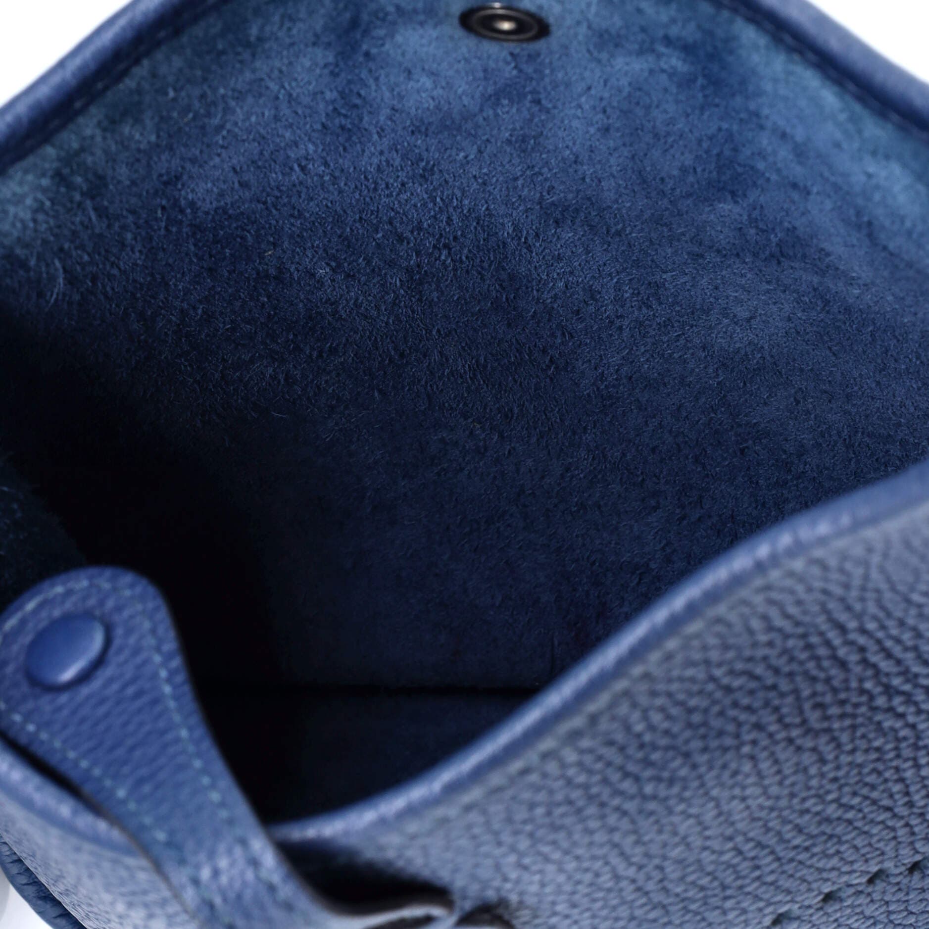 Pre-Owned Hermes Evelyne Bag Gen III Maurice TPM, Alternate, color, Deep Blue