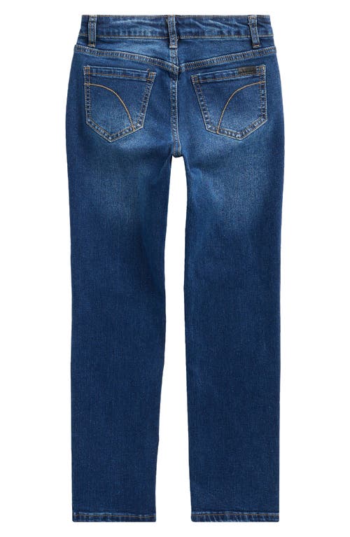 Joe's Jeans Kids' Lara Embellished Straight Leg Jeans In Blue