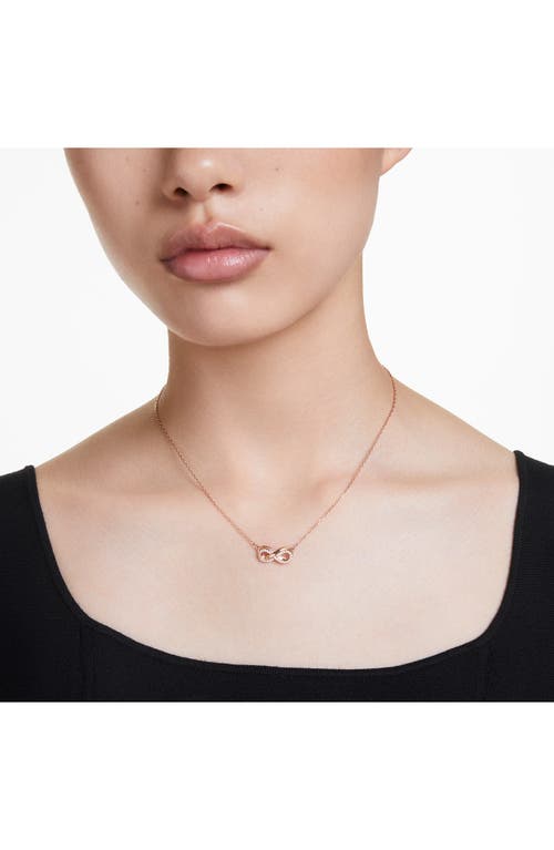 Swarovski Hyperbola Zirconia Pendant Necklace In White