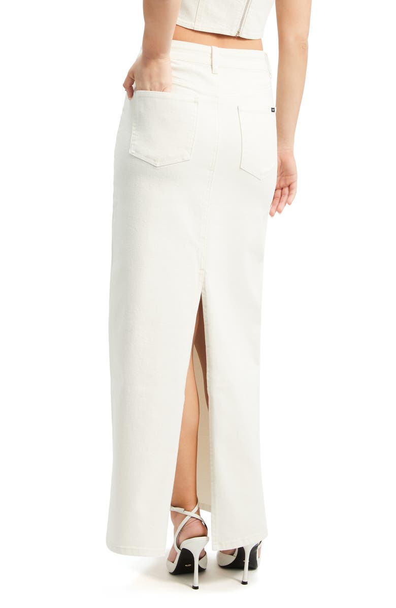 Bardot Evianna Denim Maxi Skirt, Alternate, color,