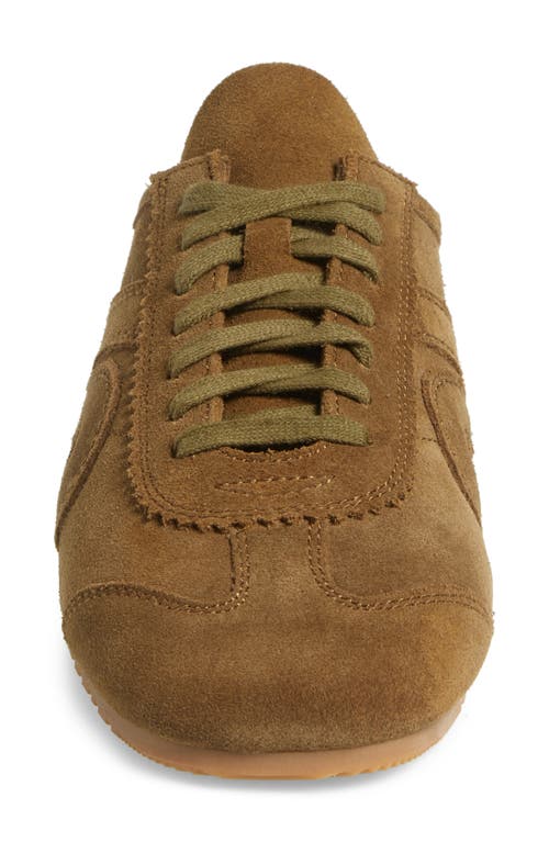 Jeffrey Campbell Aleta Sneaker In Moss Suede