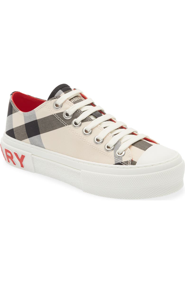 Burberry Jack Check Low Top Sneaker, Main, color,