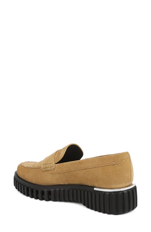 Franco Sarto Flx Roma Platform Loafer In Brown