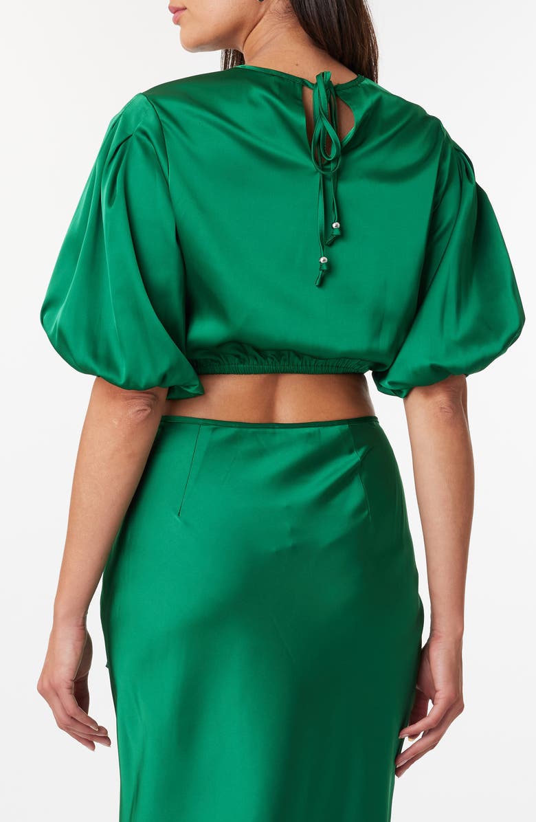 Scotch & Soda Crop Satin Top, Alternate, color, 