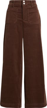 Wit & Wisdom Emma 'Ab'Solution Wide Leg Corduroy Pants