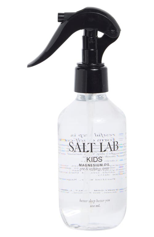 Salt Lab Kids Magnesium Oil Spray In Transparent