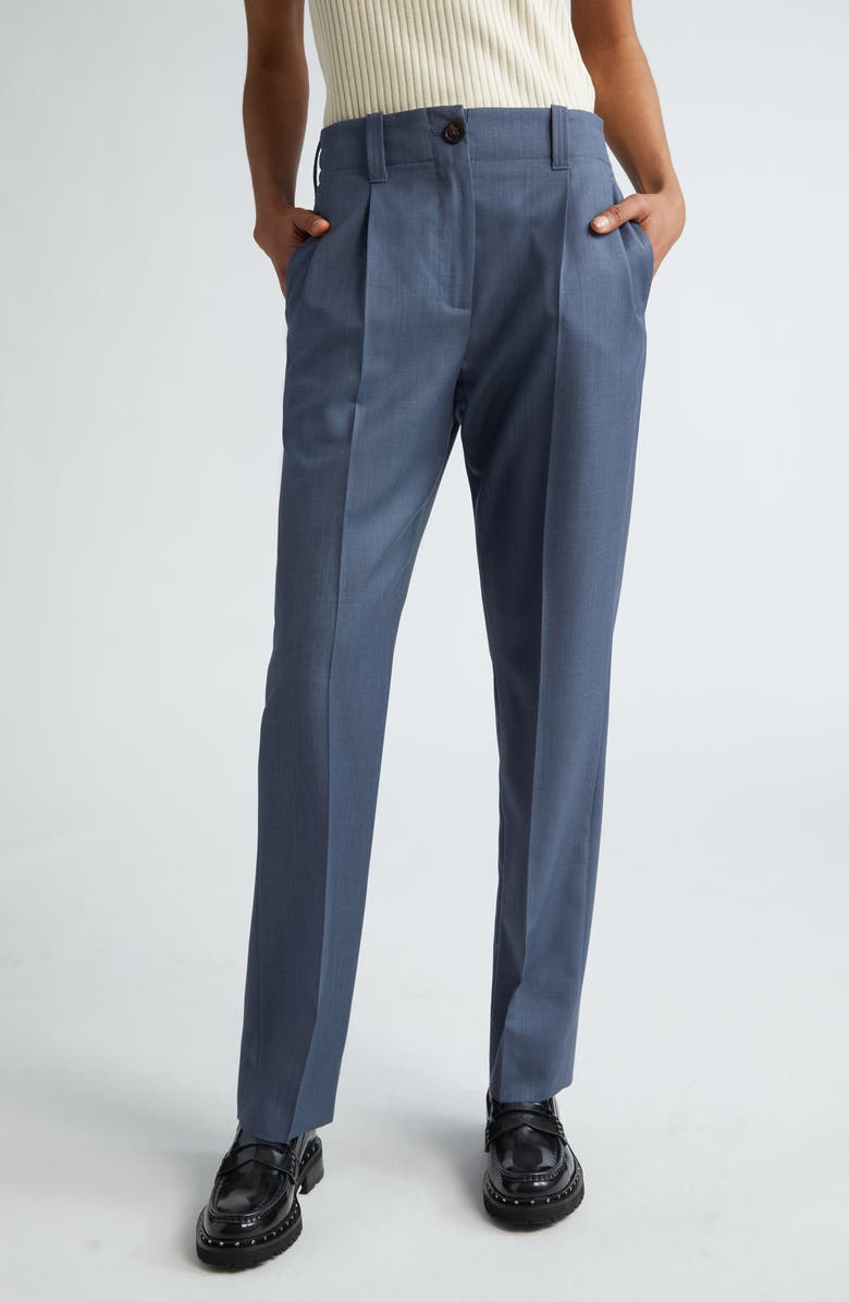 Golden Goose Journey Wool Tapered Pants, Main, color, 