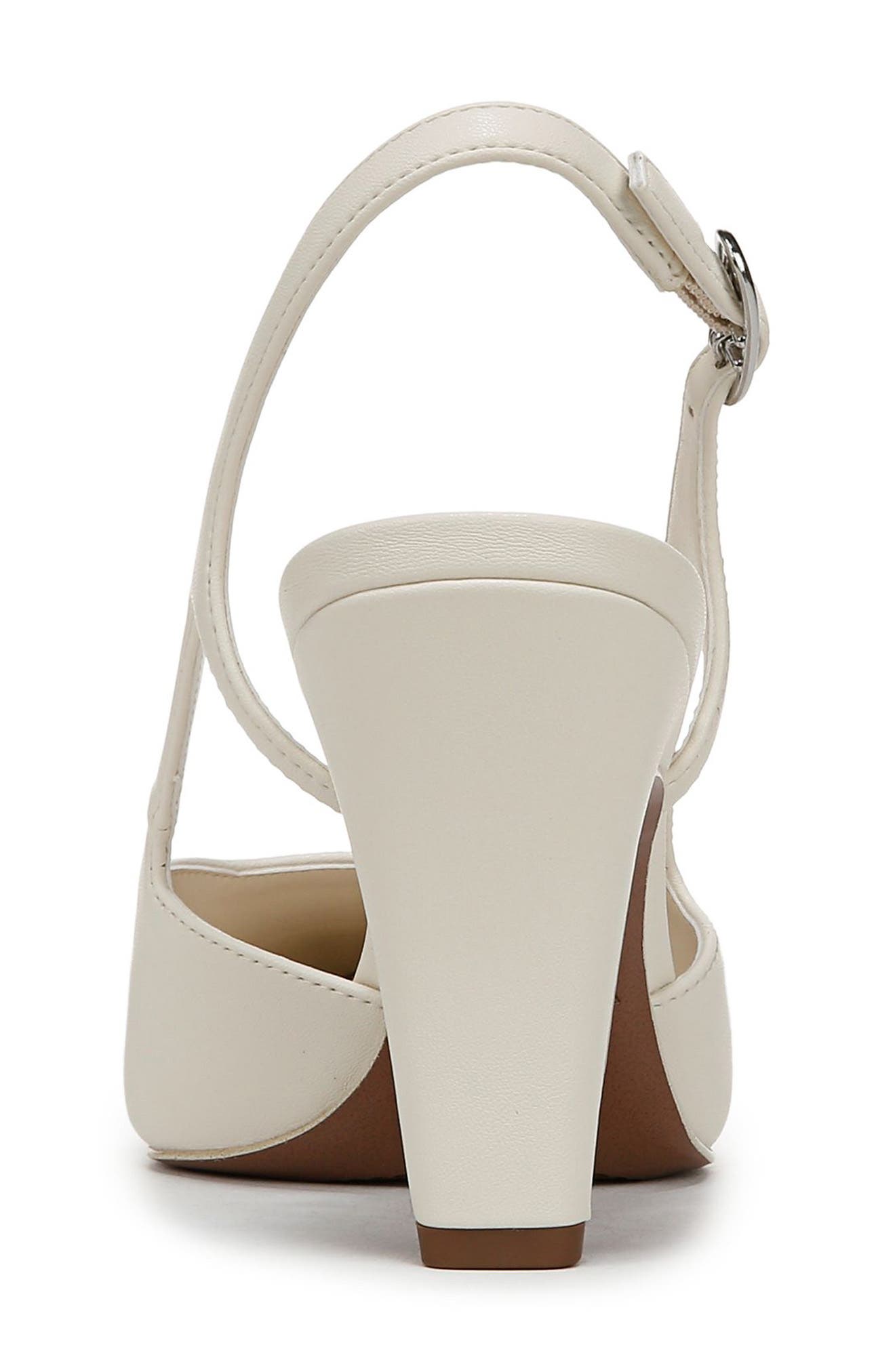 Sabrina Slingback Pump, Alternate, color, WHITE